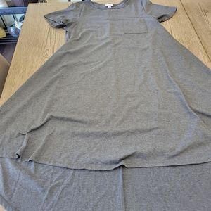 LuLaRoe Gray Carly Dress